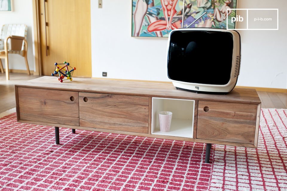 meuble tv vintage bascole