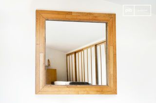 Miroir vintage en bois sheffield