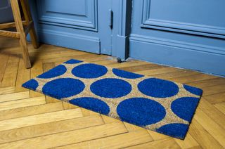 Paillasson Bubble bleu