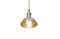 Miniature Petite lampe suspendue argentée Olivia Détouré