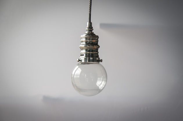 Petite suspension argentée Darwin