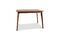 Miniature Petite table de repas en bois foncé Umea Détouré