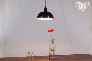 Plafonnier d'atelier 24cm noir