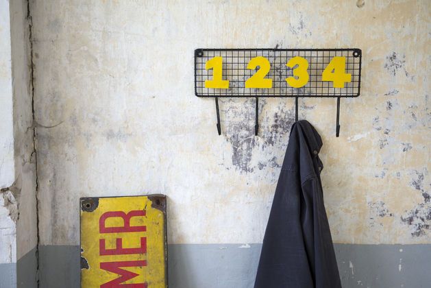 Porte-manteau des 4 colocataires