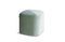 Miniature Pouf en velours vert  Skagen Détouré