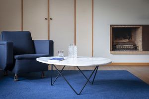 Table basse en marbre blanc Trivisan