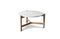 Miniature Table basse en marbre blanc  Västra Détouré
