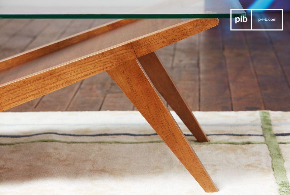 La table basse Kiruna est essentielle et radicale, dans le plus pure style scandinave