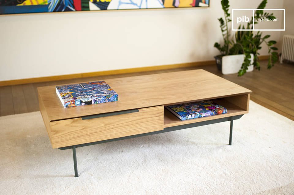 Cette table basse sera un atout design majeur dans votre pièce.