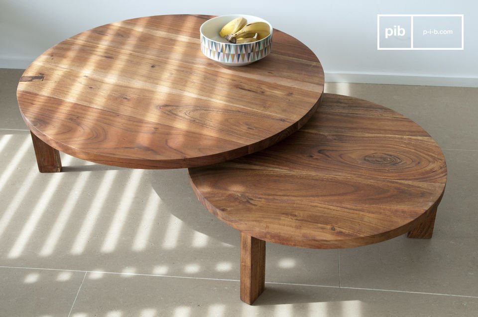 Paire de table basse modulable.