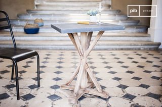 Table en bois Sépia