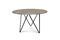 Miniature Table ronde en marbre gris  Grimaud Détouré