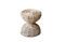 Miniature Tabouret en jute tressée beige  Arpillera Détouré