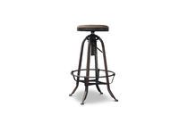 Tabouret de bar en bois massif