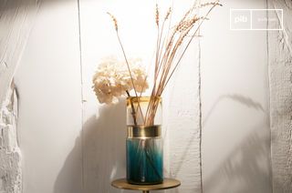 Vase en verre Brassbelt